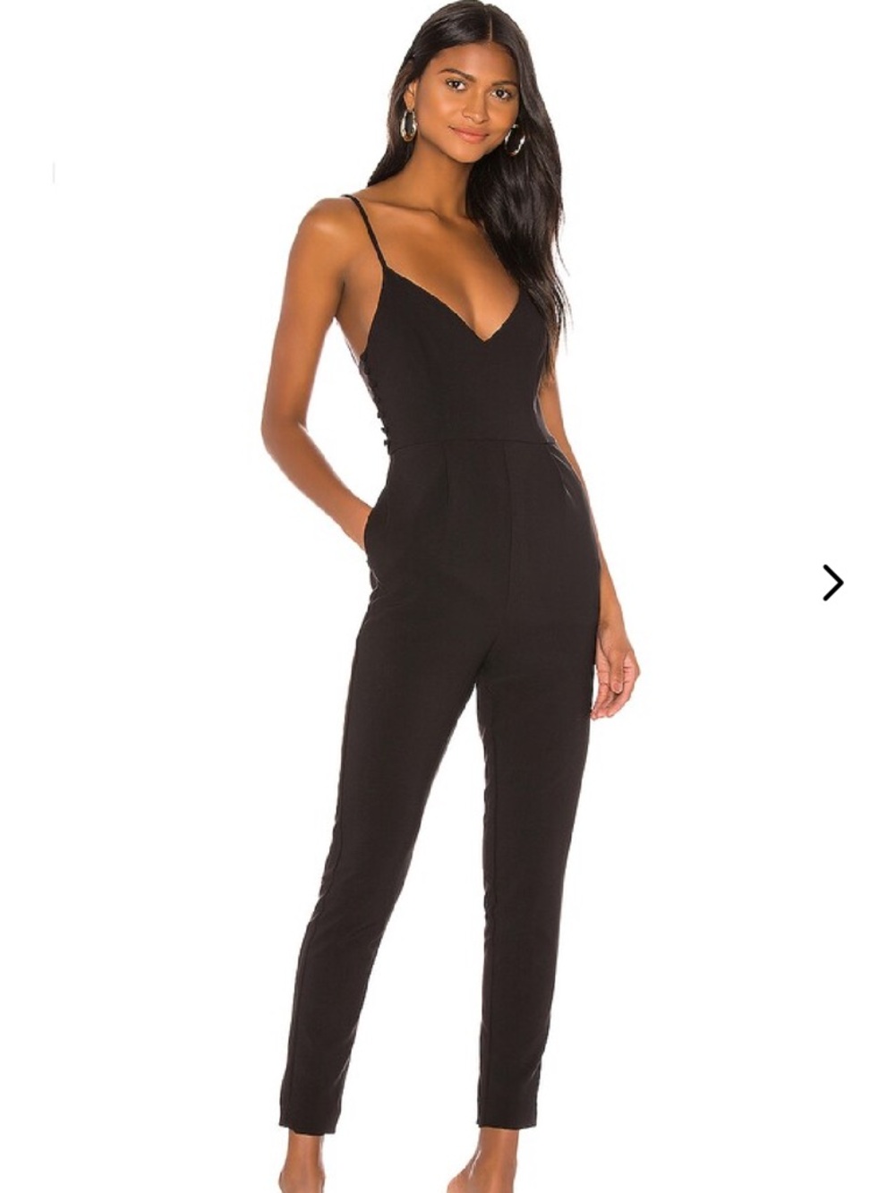 Lovers + Friends Norrie Jumpsuit Black Size XS